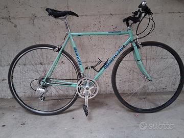 bicicletta corsa Bianchi acciaio