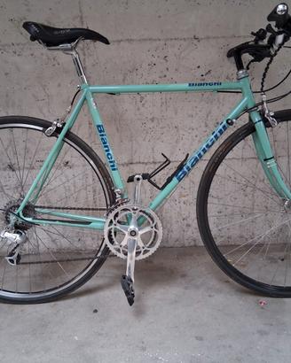 bicicletta corsa Bianchi acciaio