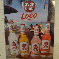 Insegna Havana Club in latta 56 x 40