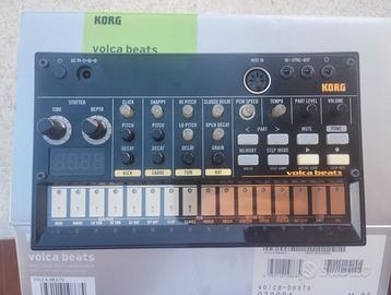Drum Machine Korg Volca Beats e alimentatore Korg