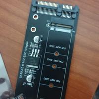 Adattatore da M2 a sata3 nuovo mai montato 