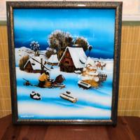 Quadro Naif con cornice 