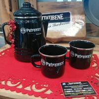 SET NATALE Caffè pionieri Percolatore  + tazze