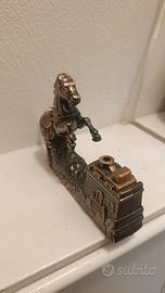 Accendino da collezione cavallo grande in metallo