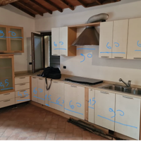 cucina componib. color wengè bianco gessato opaco