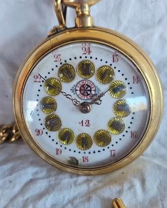 OROLOGIO DA TASCA VINTAGE ROSKOF SEMPIONE FERROVIE