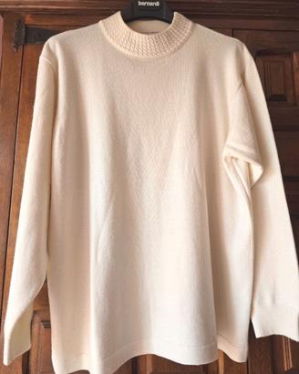 MAGLIA DONNA PANNA LUPETTO TG. L