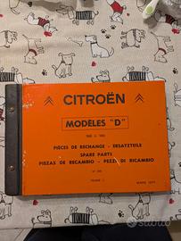 Catalogo Ricambi Originale CITROËN DS ID Modèles D