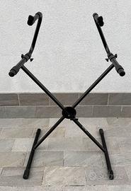 Supporto a X per 2 tastiere