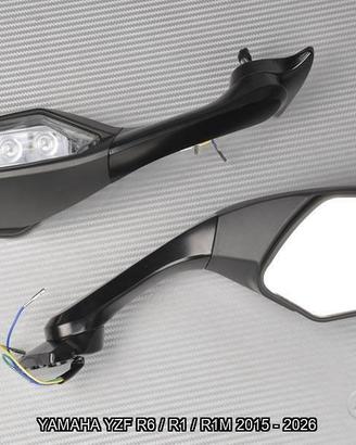 Specchietti YAMAHA YZF R6 / R1 / R1M 2015 - 2026