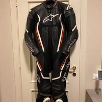 Tuta intera pelle ALPINESTARS MOTEGI V2 - Tg.58