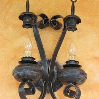 Lampada in ferro battuto