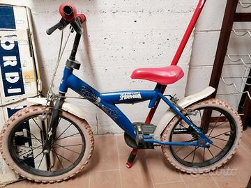 Bici Spiderman misura 16