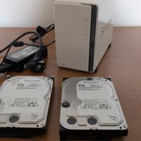NAS Synology DS216j + 2x HDD WD 6TB