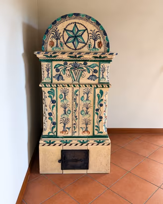 STUFA MAIOLICA REPLICA SFRUZ  ANNI 50