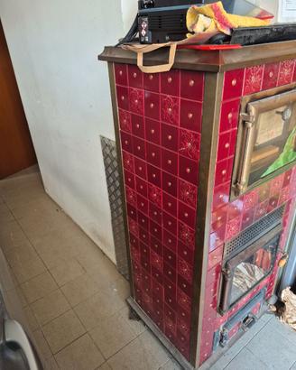 stufa a legna  con forno