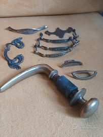 maniglie di ottone vecchie vintage