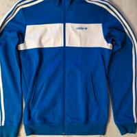 Vintage Adidas Beckenbauer Blue Full Zip Giacca