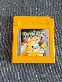 Pokemon Giallo GameBoy originale