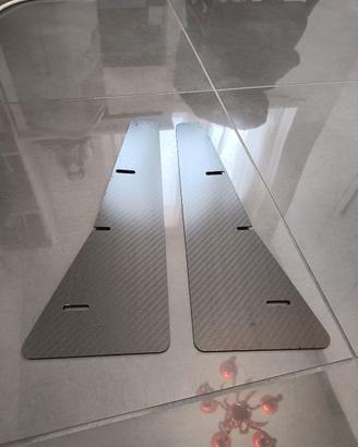 Paraspruzzi Yaris GR in carbonio