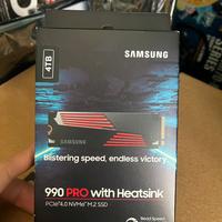 Samsung 4tb 990 pro ssd nvme pcie 4.0 nuovo