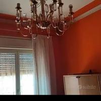 Lampadario in ottone, anni 80