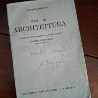 Libro Stili di Architettura - Sacken-Brayda (1939)