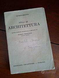 Libro Stili di Architettura - Sacken-Brayda (1939)