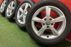 Cerchi Audi A3 Vw Golf Toura Caddy Gomme 205 55 16