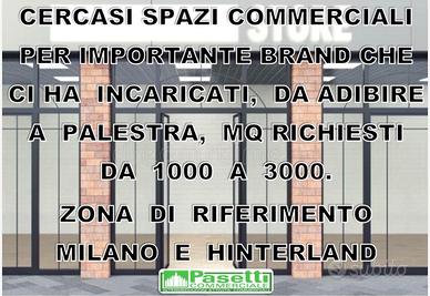Spazi commerciali da adibire a palestra