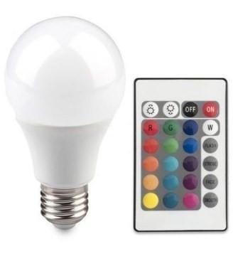 Lampada LED RGB attacco E27 da 5W