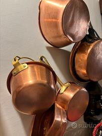 Set da 12 utensili da cucina in rame puro