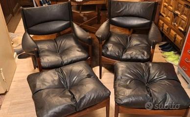 poltrone e poggiapiedi Modus antico anni 60