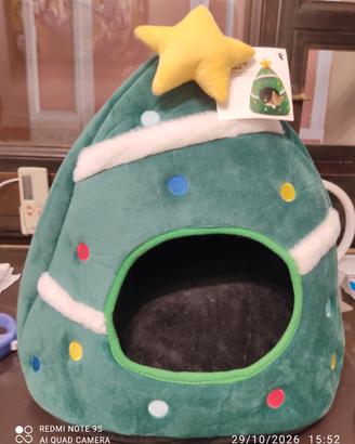 Cuccia Natale per cani e gatti di piccola taglia 