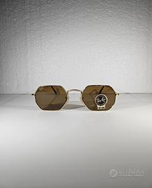 Occhiali Ray Ban Octagonal Brown
