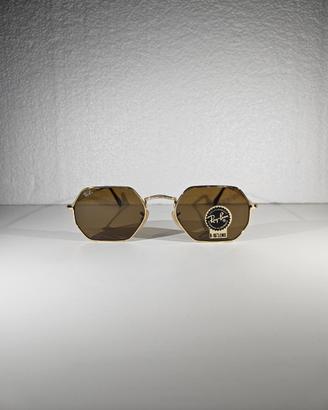Occhiali Ray Ban Octagonal Brown