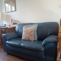 due divani azzurri in pelle - Trieste