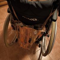 carrozzina  per anziani otto bock ad autospinta