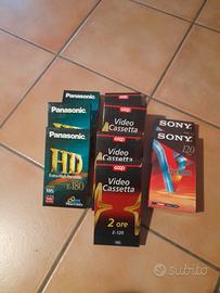 Cassette vhs confezioni sigillate vuote