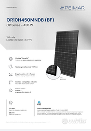 Fotovoltaico 6kwp + inveter + batteria