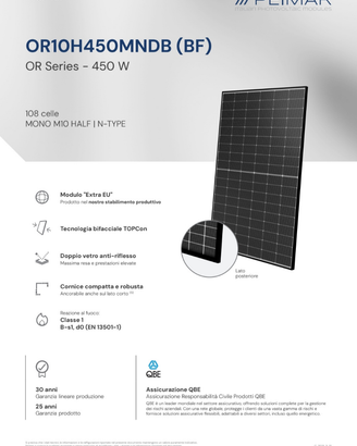 Fotovoltaico 6kwp + inveter + batteria