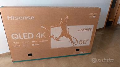 HISENSE TV QLED 4K NATIVO NERI ASSOLUTI IMBALLATA