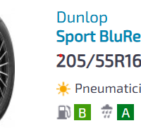 DUNLOP SPORT BLURESPONSE 205/55 R16 91V Estive