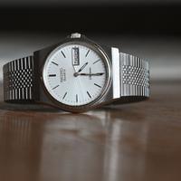 Seiko Dress Quartz  Chronos 8123  Stainless Steel