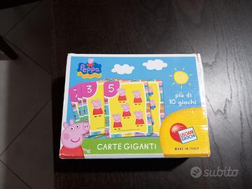 Carte giganti da gioco a Peppa Pig