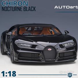 Modellino BUGATTI CHIRON SPORT Nero Notturno 1:18