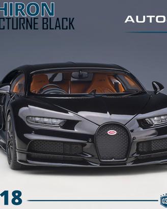 Modellino BUGATTI CHIRON SPORT Nero Notturno 1:18