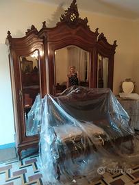 Armadio con specchi originale anni 20/30