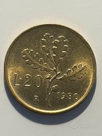 20 lire 1980