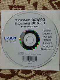 Software CD-ROM "EPSON STYLUS DX 3800/3850"